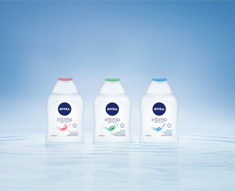 NIVEA Intimo Sensitive intieme hygiëne-emulsie, handige verpakking