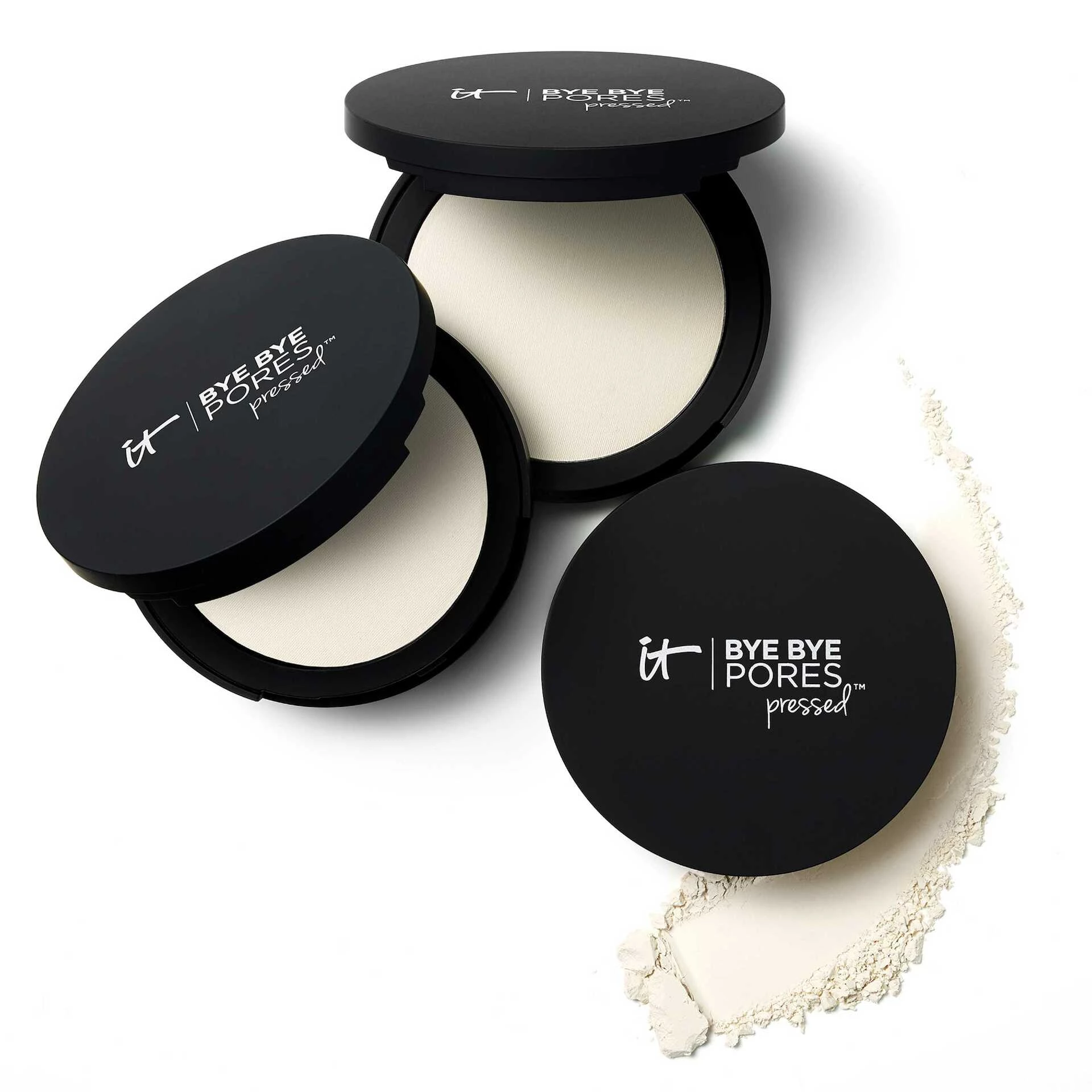 Bye Bye Pores Pressed™ Pórusmentes Finish Airbrush Púder Áttetsző - IT Cosmetics