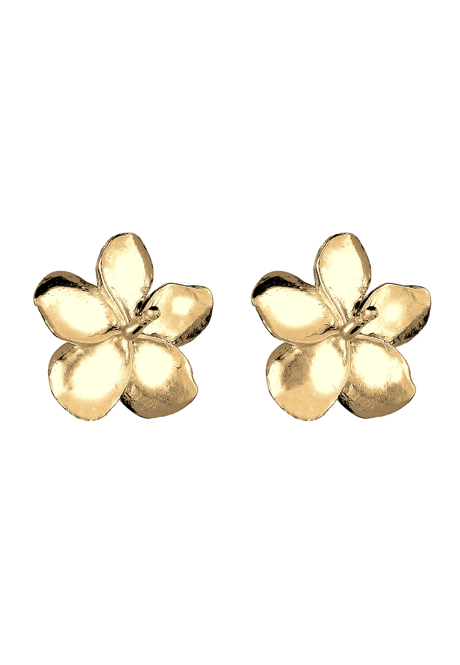 Elli Femmes Clous d'oreilles Fleur de Frangipane en Argent Sterling 925