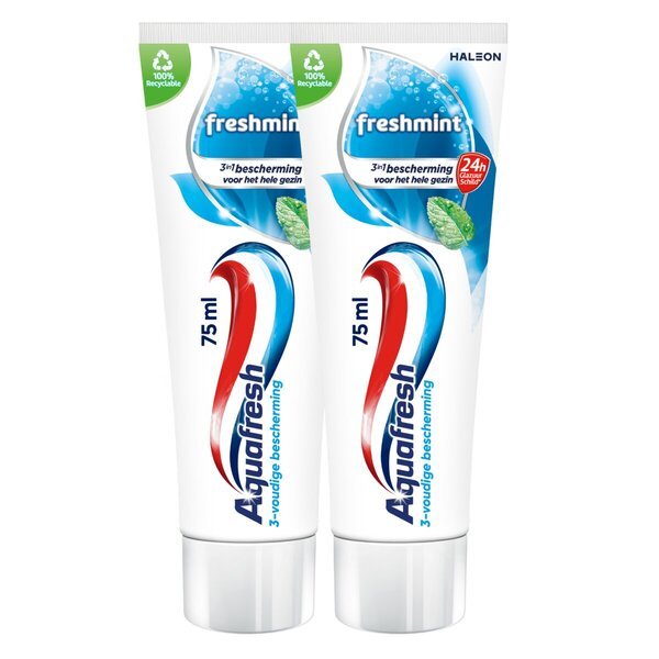 Aquafresh Freshmint pasta za zube<br>2 x 75ml