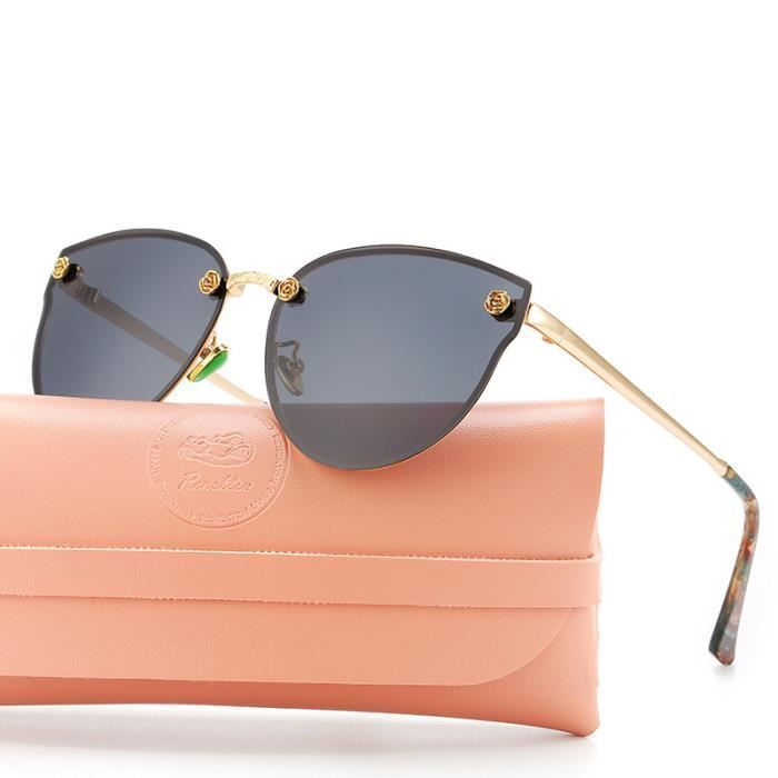Gafas de sol polarizadas de moda para mujer SHARPHY con lentes metálicas para uso en exteriores, ir de compras, estilo elegante, lujosas y ligeras.