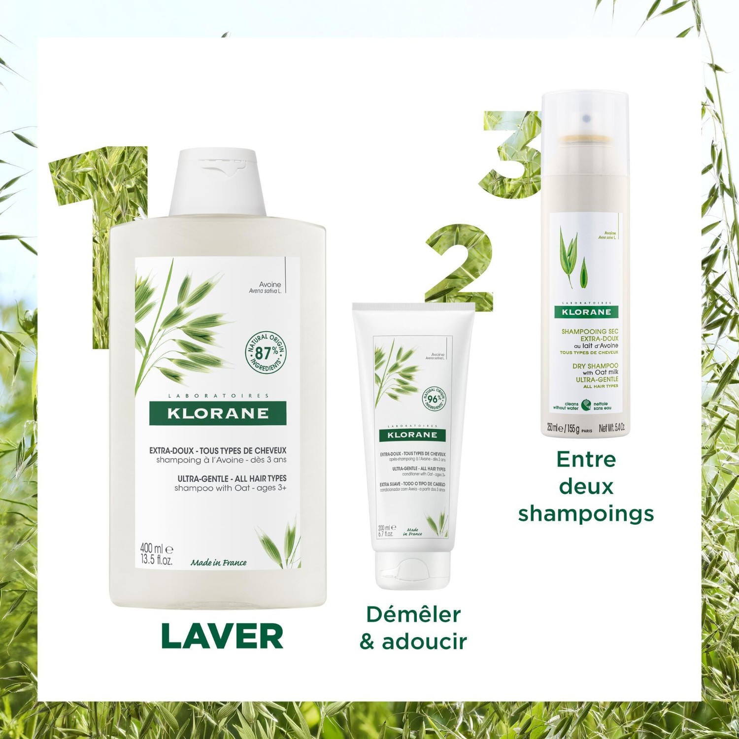 Klorane Extra-doux Shampoing à l'Avoine