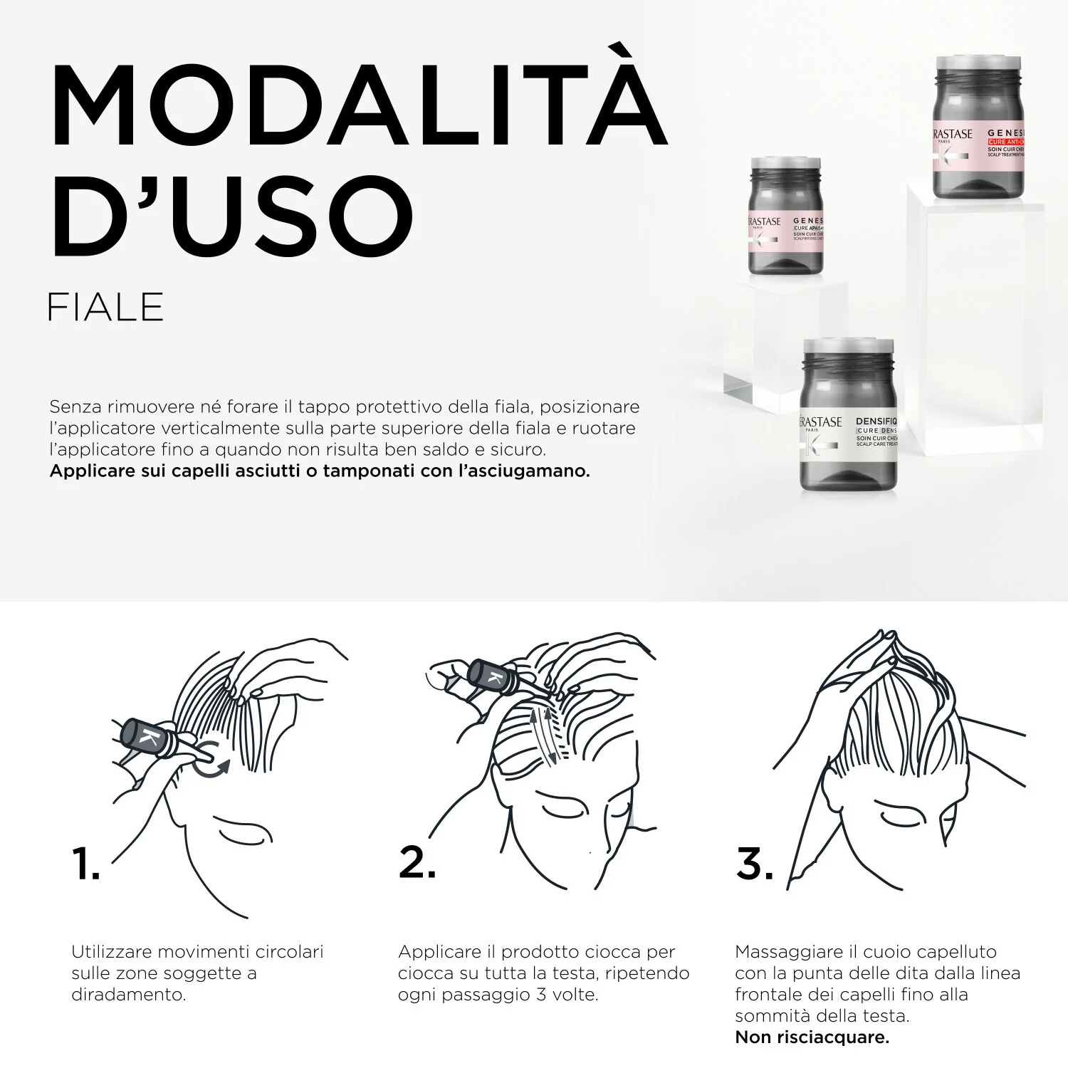 Densifique KIT Trattamento Antidiradamento - Cofanetti per Capelli, Trattamento Anticaduta Capelli