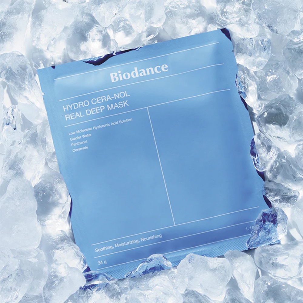Masque en tissu Biodance Hydro Cera-Nol Real Deep Mask – 4 pièces