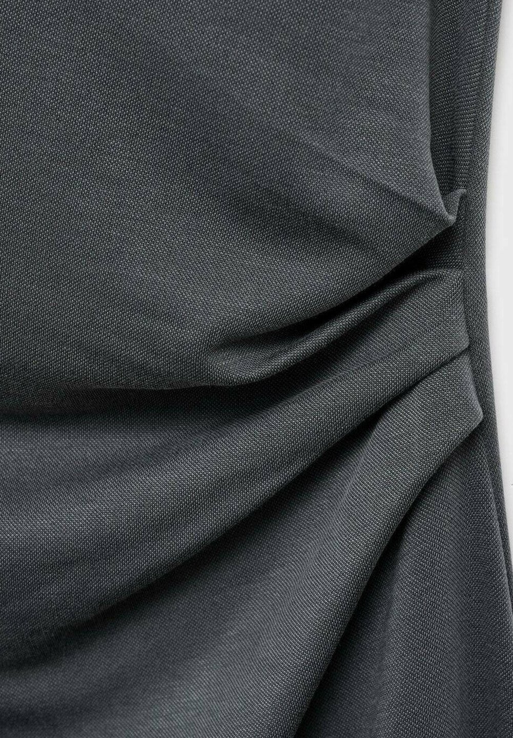 Abito lungo Mango ASYMMETRICAL - antracite