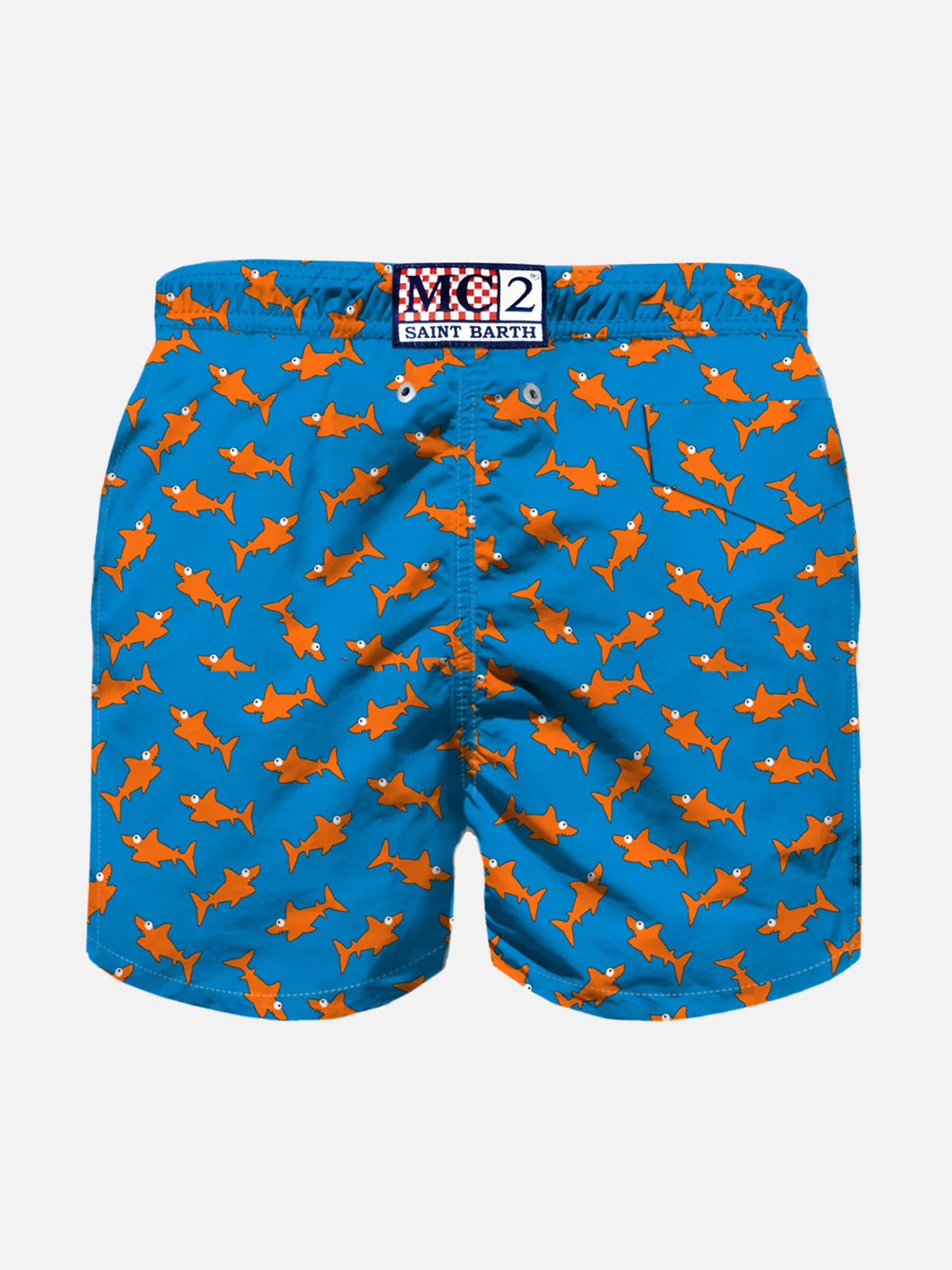 Costume da bagno da bambino con stampa squali