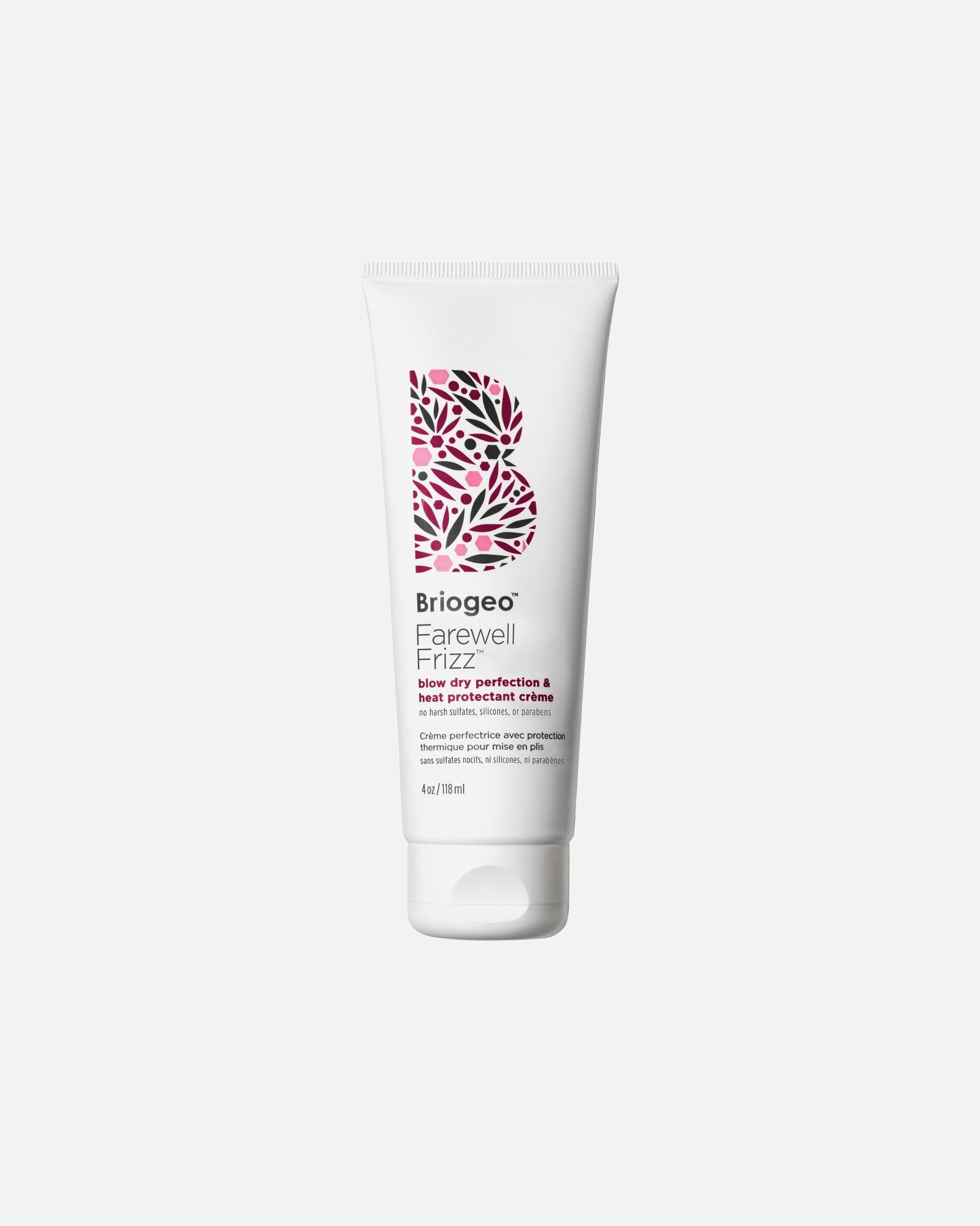 Briogeo sprej za zaštitu od topline Farewell Frizz™ krema za savršenu feniranu kosu i zaštitu od topline – 118 ml