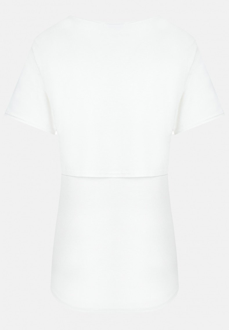 Ensemble Chelsea Clark pour l'allaitement (lot de 2) - Haut - blanc/noir