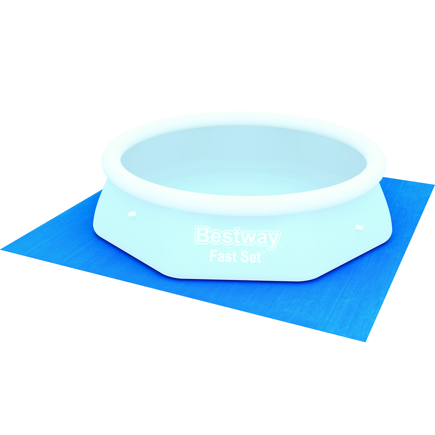 Capa de proteção para piso de piscina Bestway 274 x 274 cm