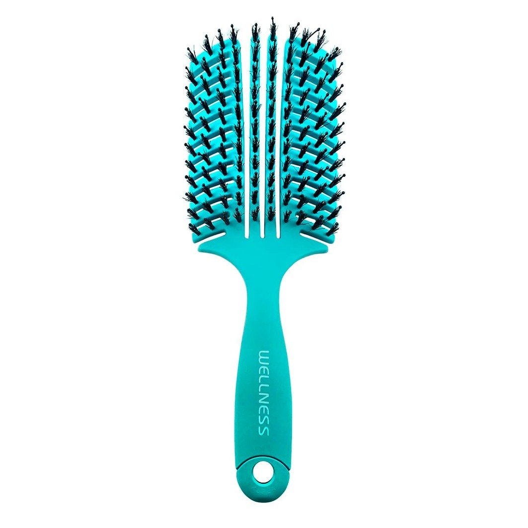 Wellness Flach- und Paddelbürsten Premium-Haarbürste Blau - 50 g