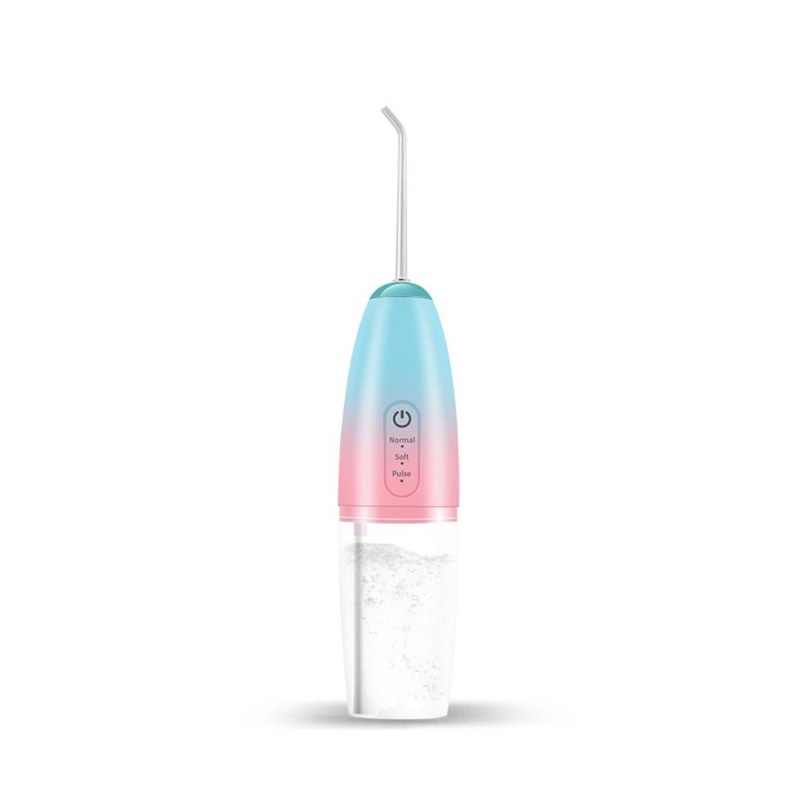 Smart Time Frequency Conversion Pulse IPX7 Dental Water Jet 4 Nozzle Wireless 150ml Portable Oral Irrigator Whitening Teeth