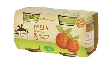 ALCE NERO Alce Nero gehomogeniseerde appel 2 80G