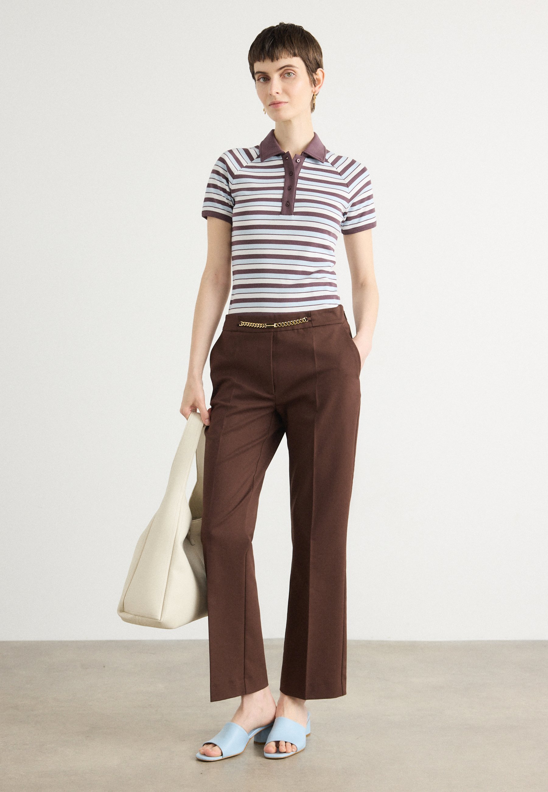 MARCIANO BY GUESS SUNNY CHAIN - Pantalon - marron foncé