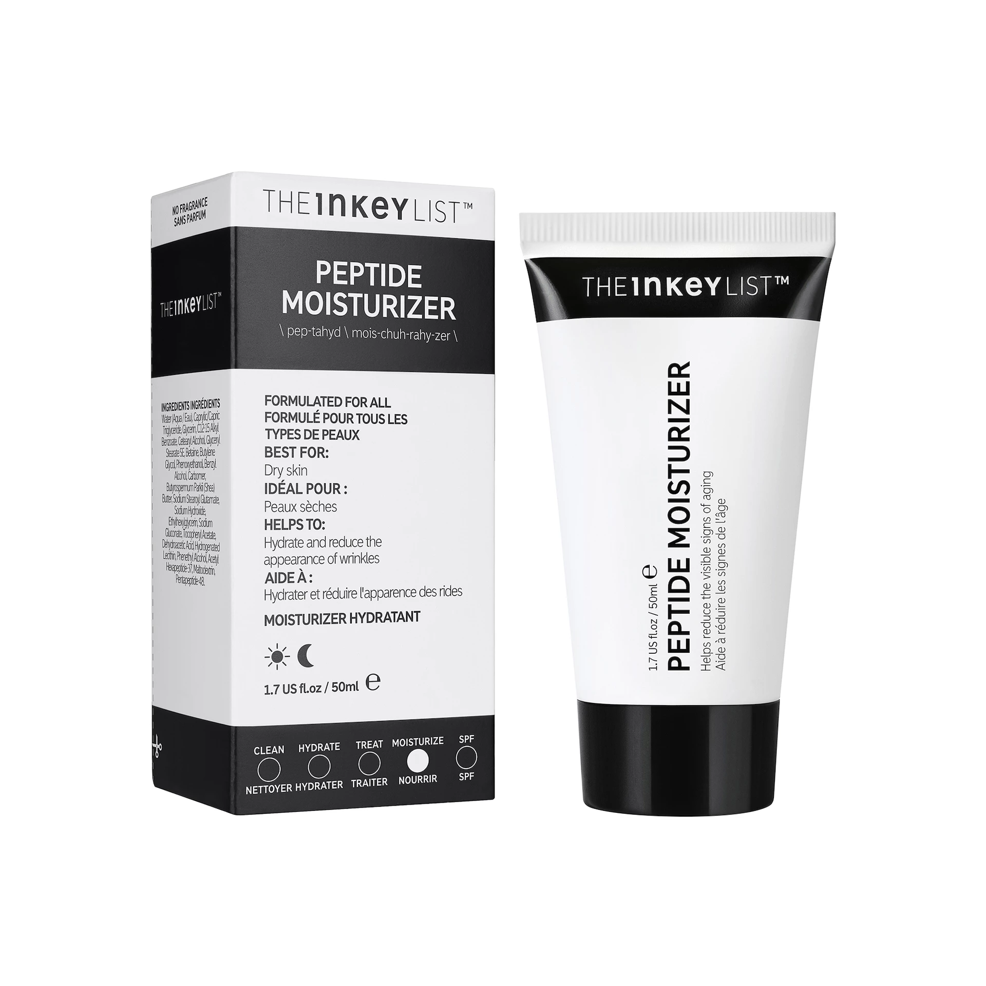 Peptidna hidratantna krema - INKEY lista