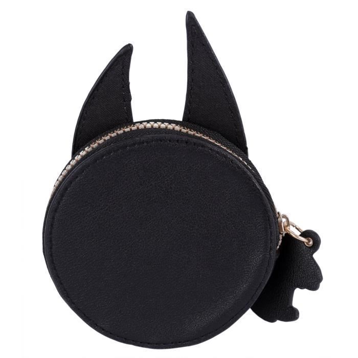 Cartera redonda negra - Harry Potter - Quidditch - Hogwarts - Cuero