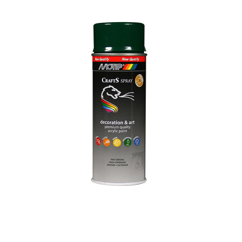 Crafts Spraymaling 400ml Mosgrøn RAL6005 Crafts