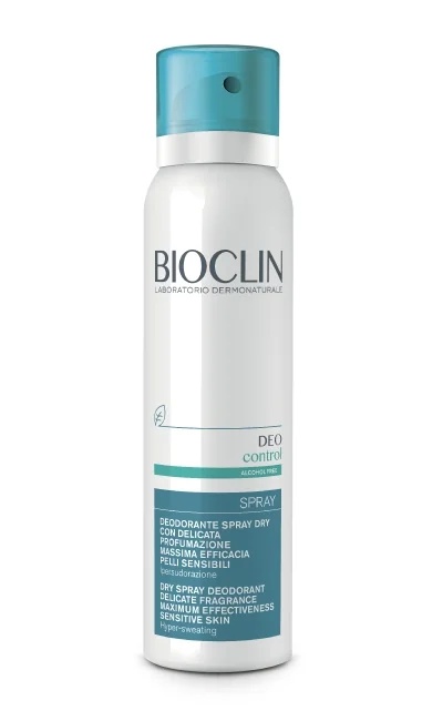 BIOCLIN Bioclin Deo Control purškiamas sausas dezodorantas su kvapu 150 ml dezodorantas