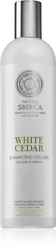 Natura Siberica Copenhagen Šampon za volumen z belo cedro za vse tipe las