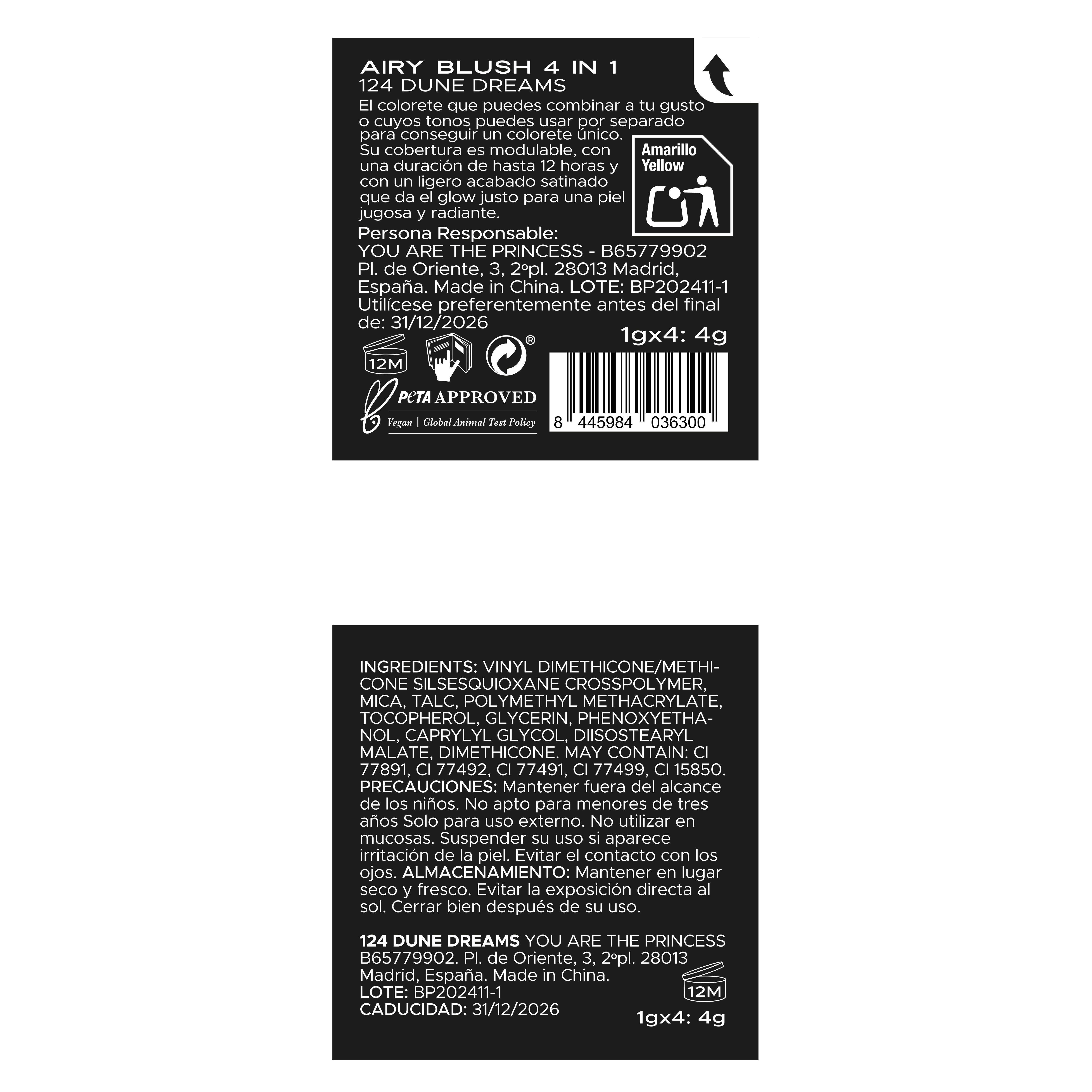 Airy Blush 4 u 1 rumenilo u prahu Rumenila