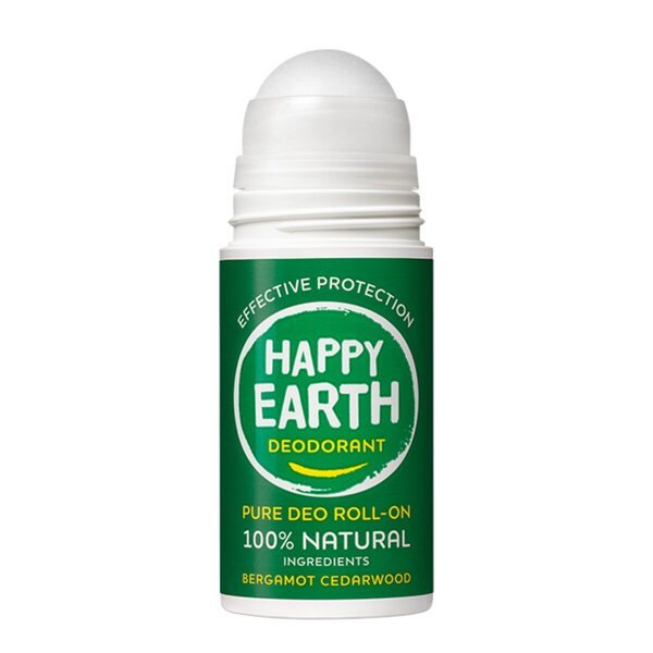 Dezodorans u obliku rolera s mirisom cedrovine i bergamotom Happy Earth<br>75ml