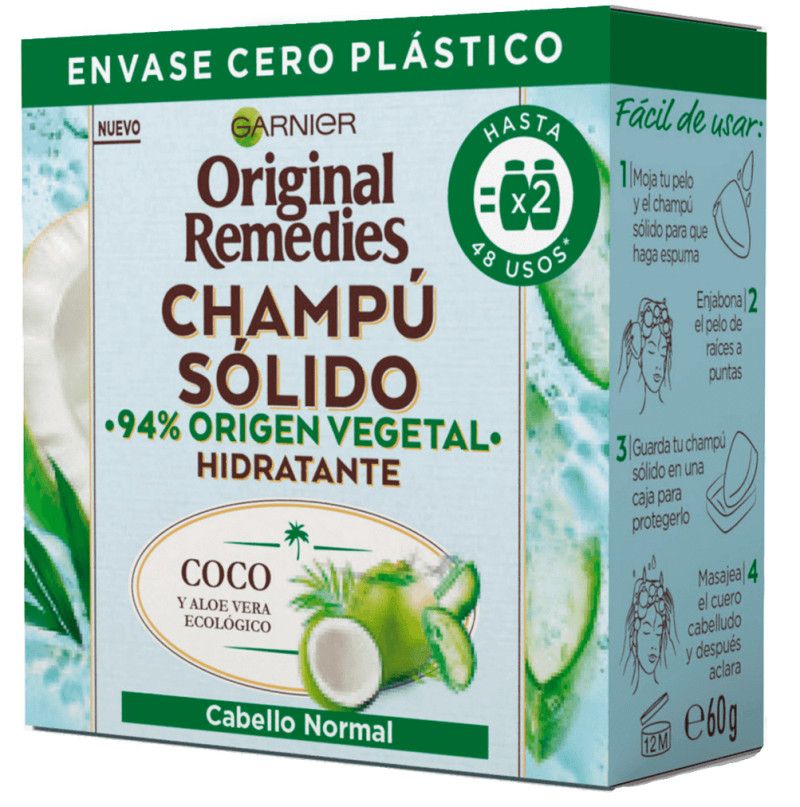 Trdi šampon z organskim kokosom in aloe vero Trdi šamponi