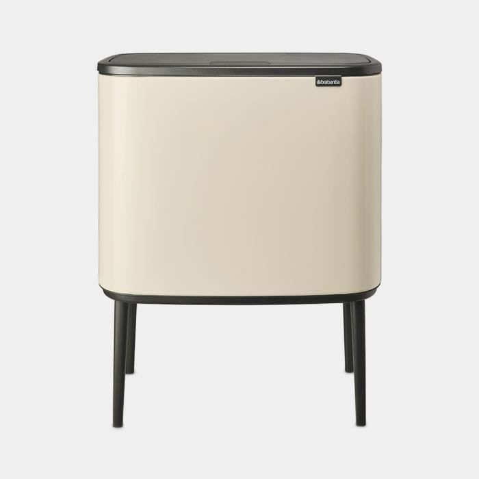 Cubo de basura BRABANTIA Bo Touch - 36 L - Beige suave
