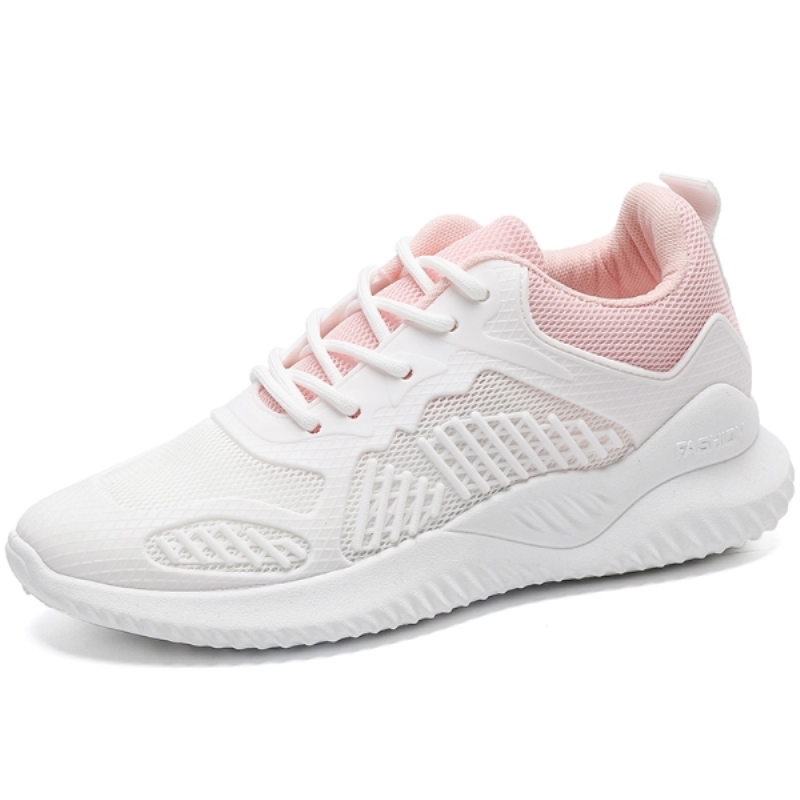Scarpe da corsa 2021 Estate Nuove scarpe da donna Scarpe in mesh traspirante Sneakers antiscivolo con lacci Scarpe sportive leggere da esterno Marca 001