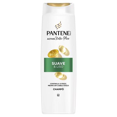 Pantene Pro-V Active Nutri-Plex Smooth & Straight Shampoo Kosteuttava Shampoo Tylsille Hiuksille, Pörröisyyttä Vähentävä 325 ml