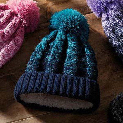  Bonnet en maille style dégradé Beechfield