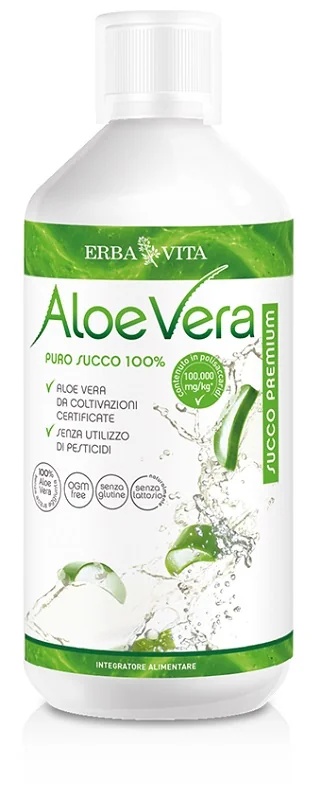 ERBA VITA Erba Vita Aloë Vera Premium puur sap 100% 500 ml detoxsupplement