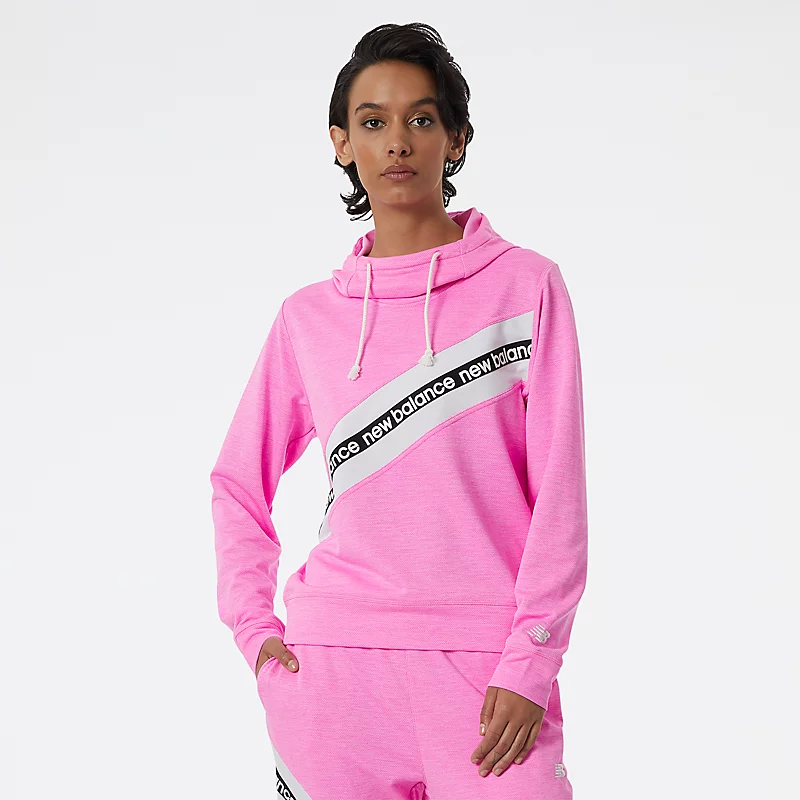 Femme Relentless Terry Layer - VIBRANT PINK HEATHER