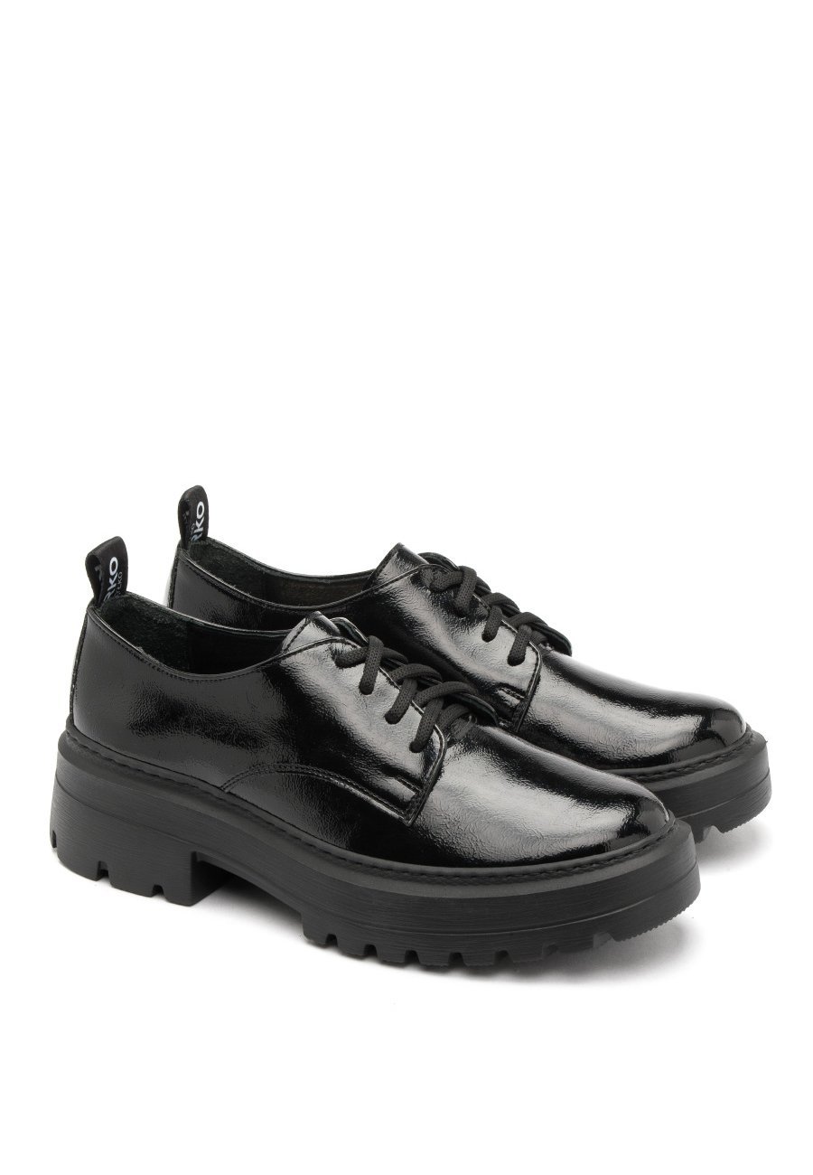 Chaussures à lacets décontractées RYŁKO - noires