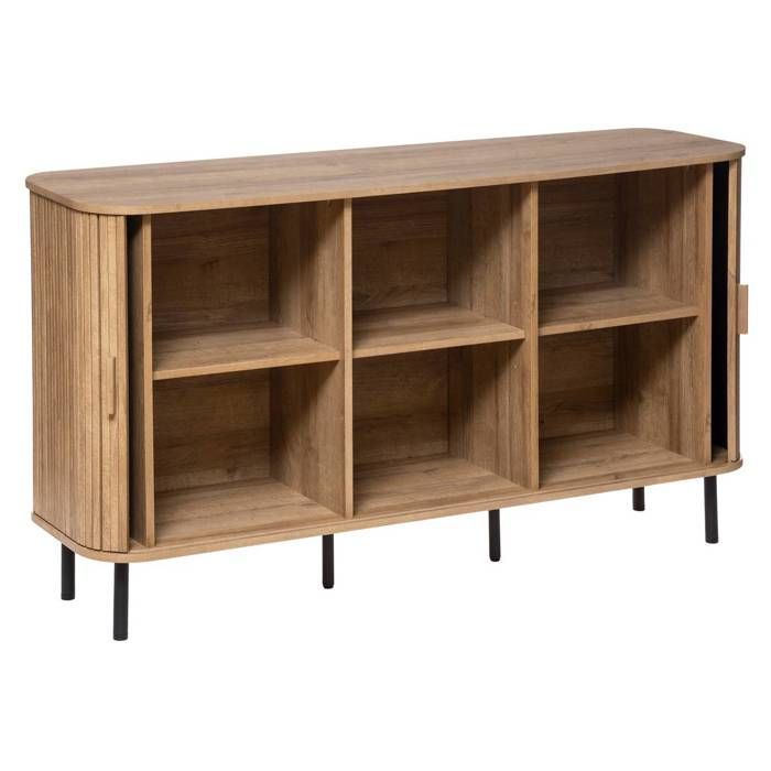 Colva 2-door sideboard in oak effect, 140x80cm - Atmosphera Interior Designer