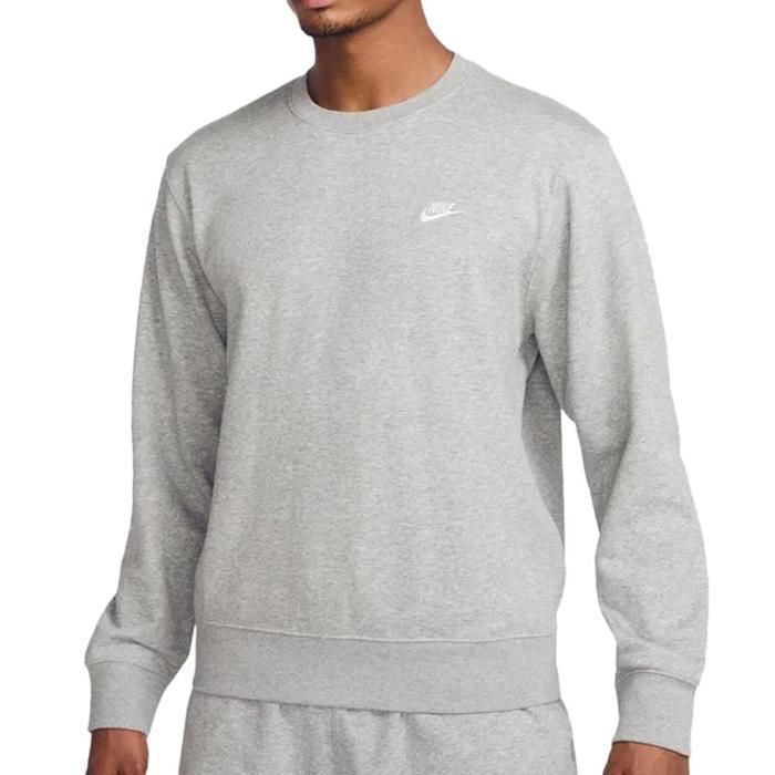 Sudadera gris para hombre Nike Club FN3888