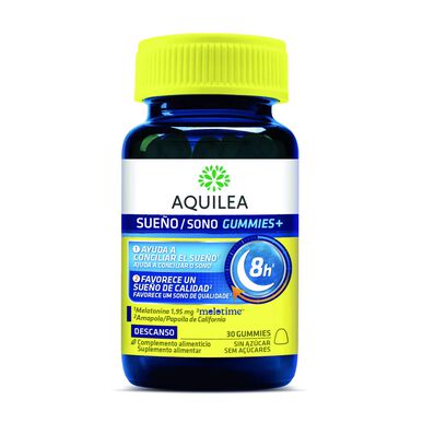 Aquilea Supplement Gummies til forbedret søvn, 30 vingummier.