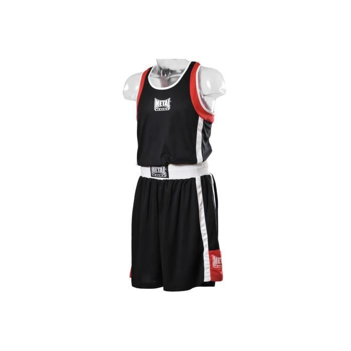 -Tenue boxe Anglaise Enfant Métal boxe-XXXS-Noir