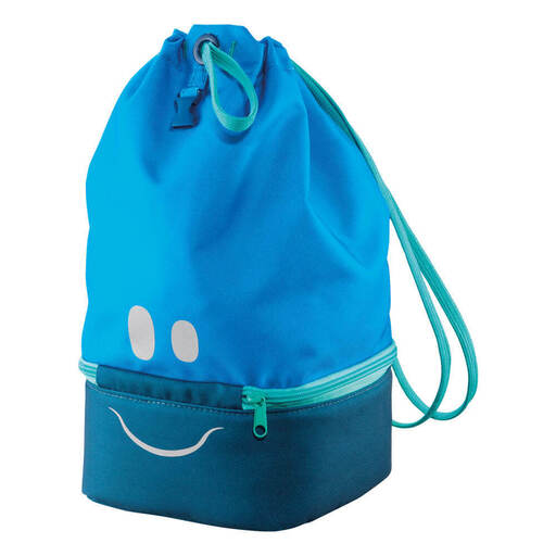 Blue Mapped Picnic Isothermal Snack Bag