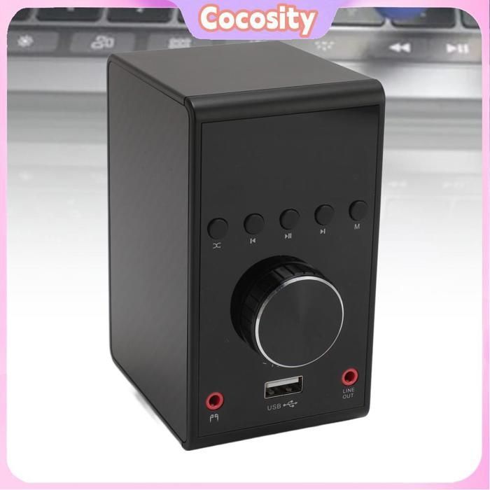 Amplificador HiFi Bluetooth 5.0 Cocosity de 200 W para televisores, ordenadores y reproductores de DVD.