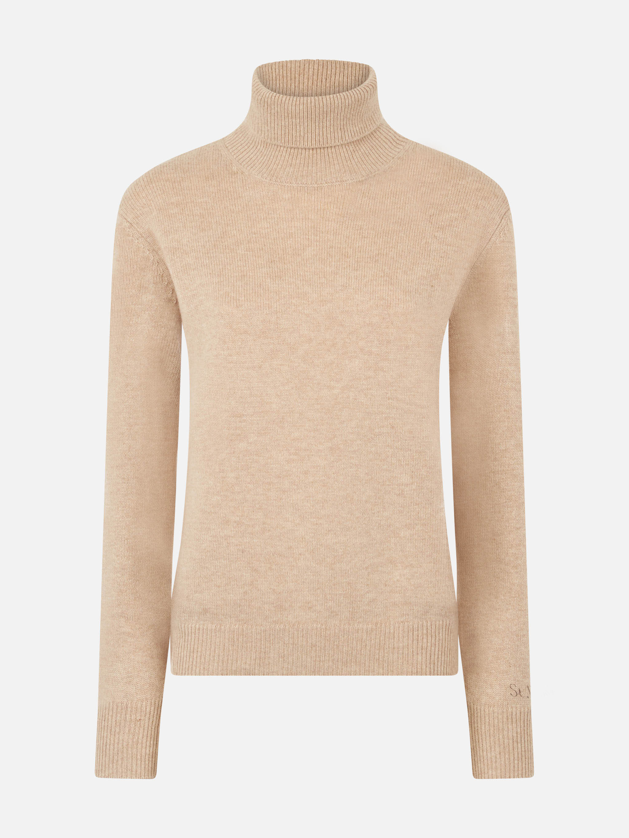 Moody Beige Pure Cashmere Dames Coltrui