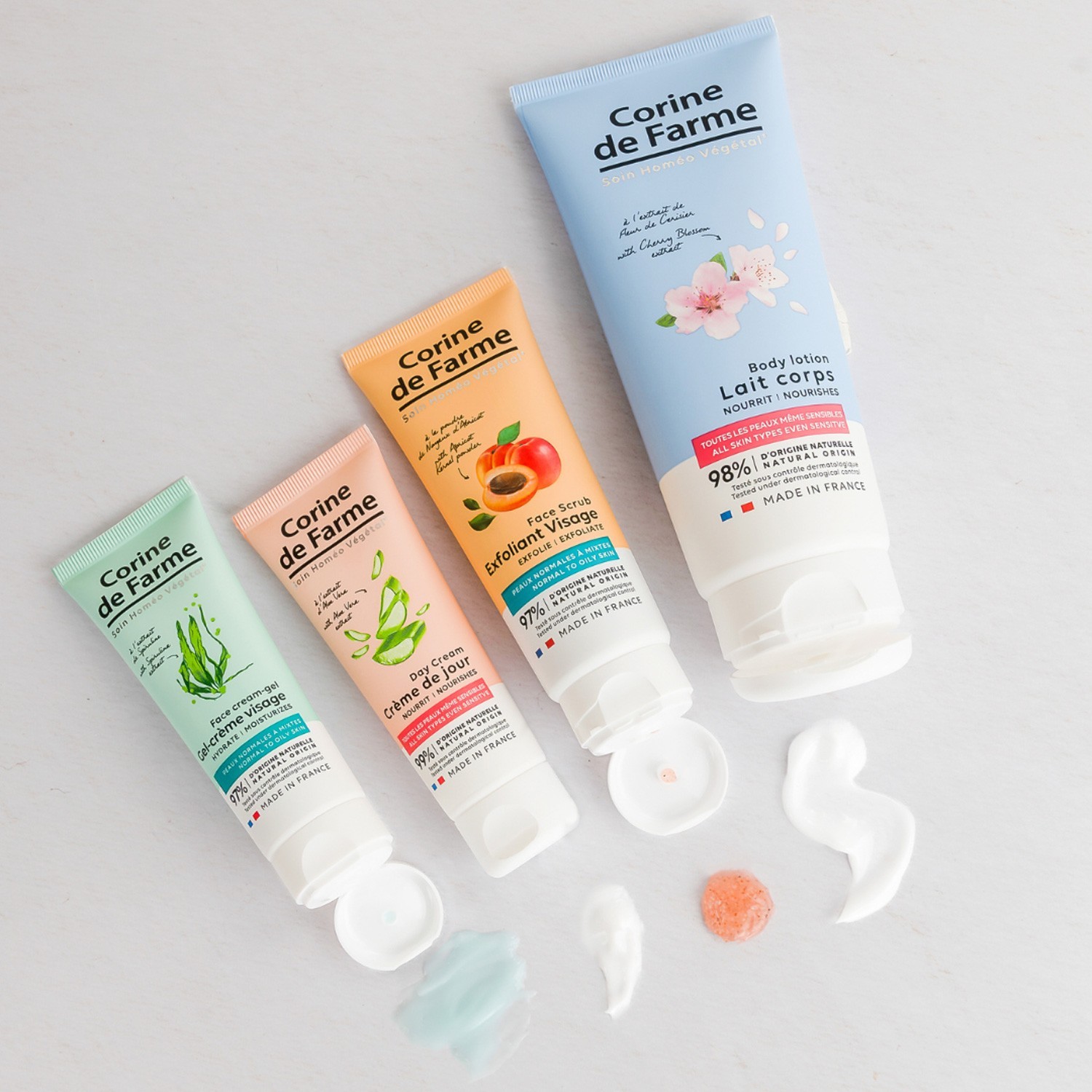 CORINE DE FARME Gel-crème visage à l'extrait de Spiruline