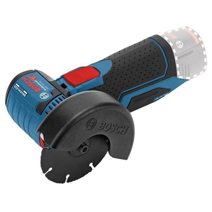 Meuleuse angulaire sans fil GWS 12V-76 (sans batterie ni chargeur) en coffret L-BOXX - BOSCH - 06019F2003
