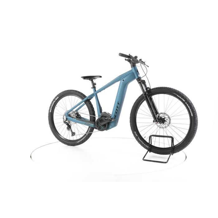 E-Bike – Scott Axis eRIDE EVO Tour FS – blau – Hardtail-E-Mountainbike – Bosch 750 Wh (generalüberholt)