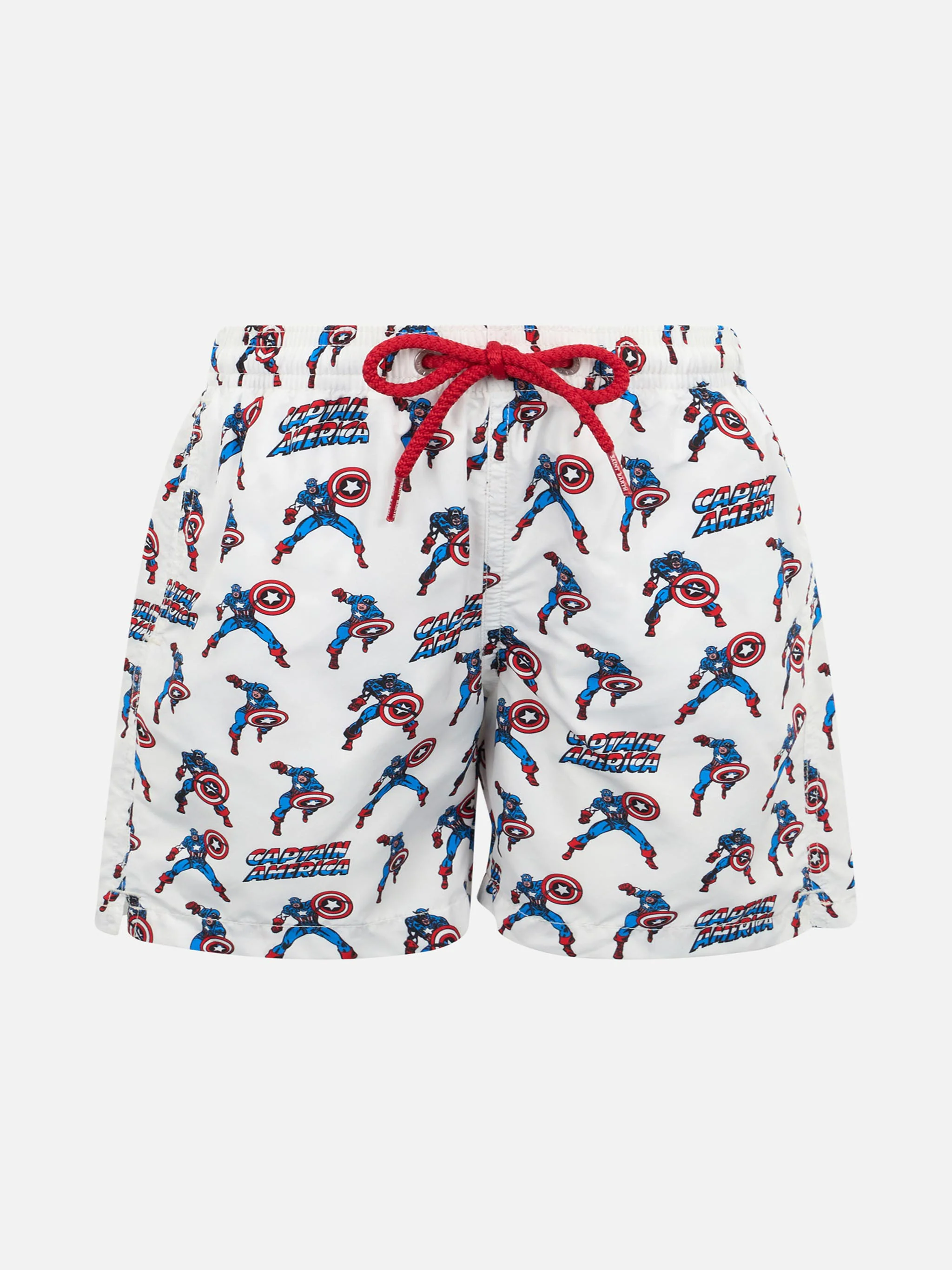 Costume da bagno da bambino in tessuto leggero Jean Lighting con stamp