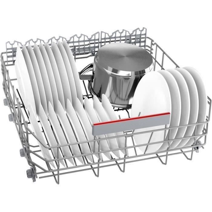 Lave-vaisselle tout encastrable BOSCH SMH6YCX02E SER6 - 14 couverts - 44 dB - Classe A - porte à glissières - tiroir à couverts