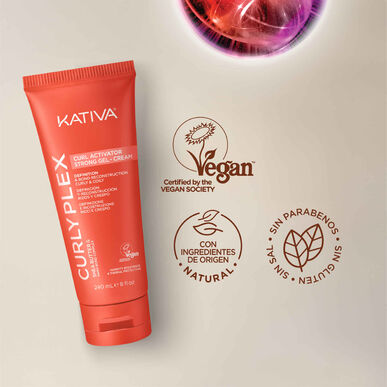 Kativa Curly Plex Curl Activator Sterk Gelkrem 240 ml