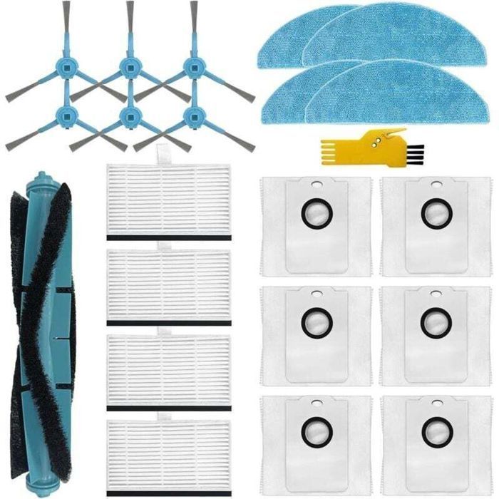Accessories for Conga 7490 Immortal Home X-Treme/8290 Immortal Ultra Power Home Genesis/X-Treme robot vacuum cleaners: 1 brush
