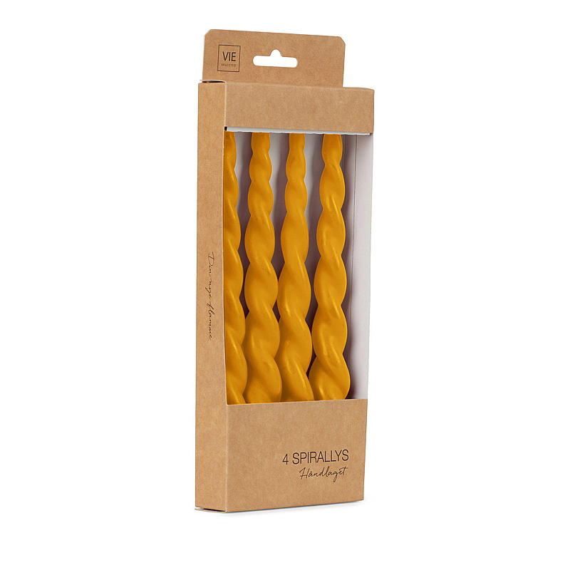 Vie Selected Spirallampe 4er-Pack 24 cm ocker
