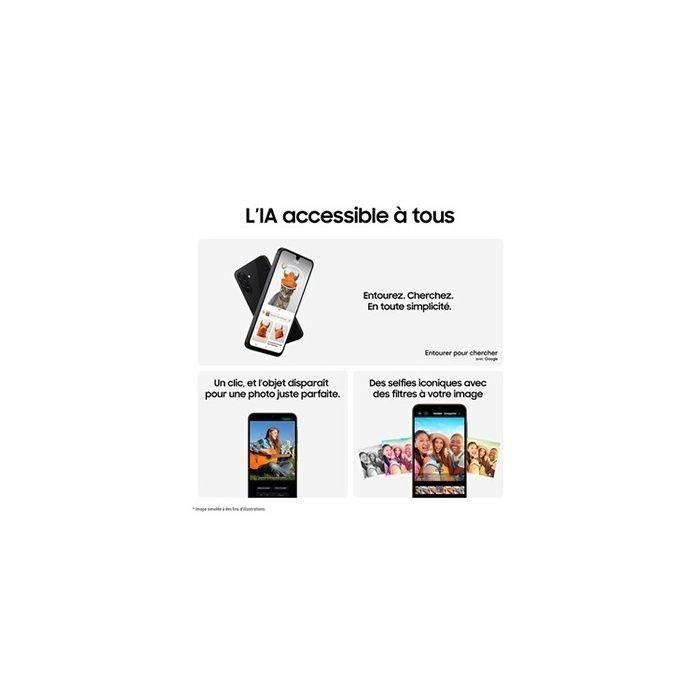 Smartphone SAMSUNG Galaxy A26 5G de 128 GB, color negro