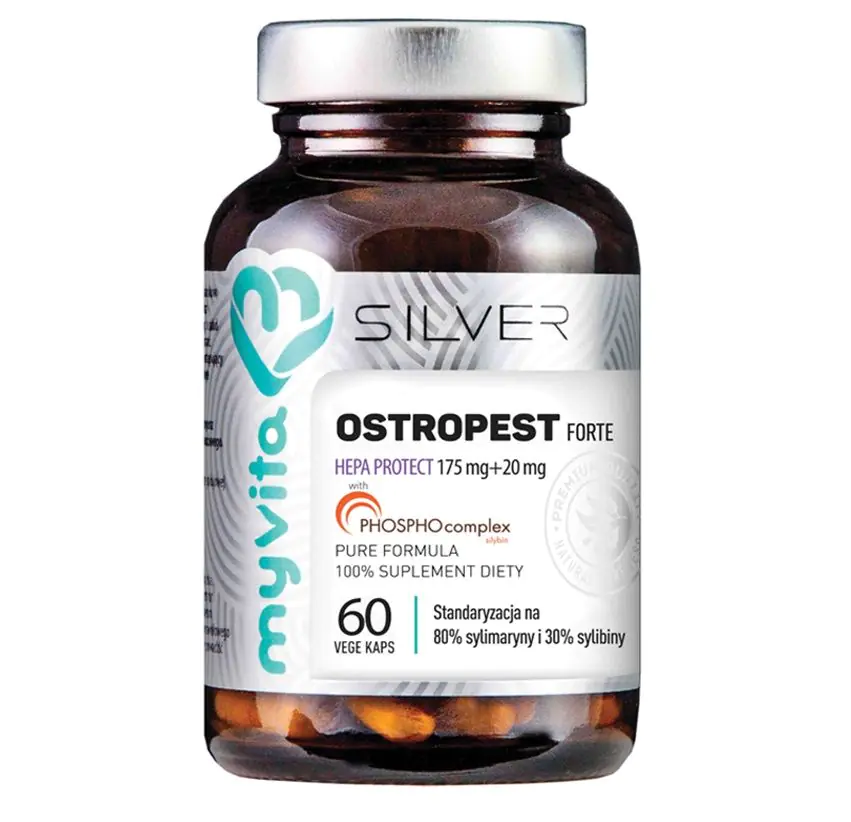 MyVita Ostropest 175 mg + 20 mg Sylibiny 60 Kapsułek