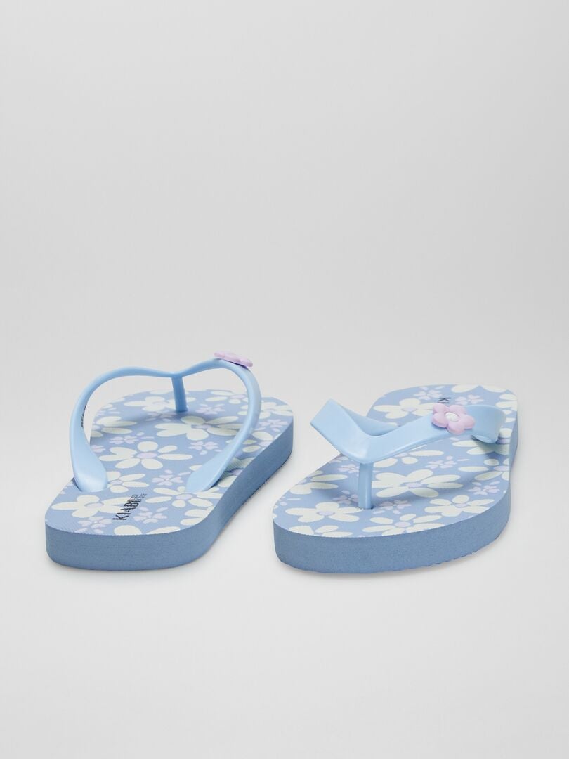 Chanclas 'Flor' - AZUL